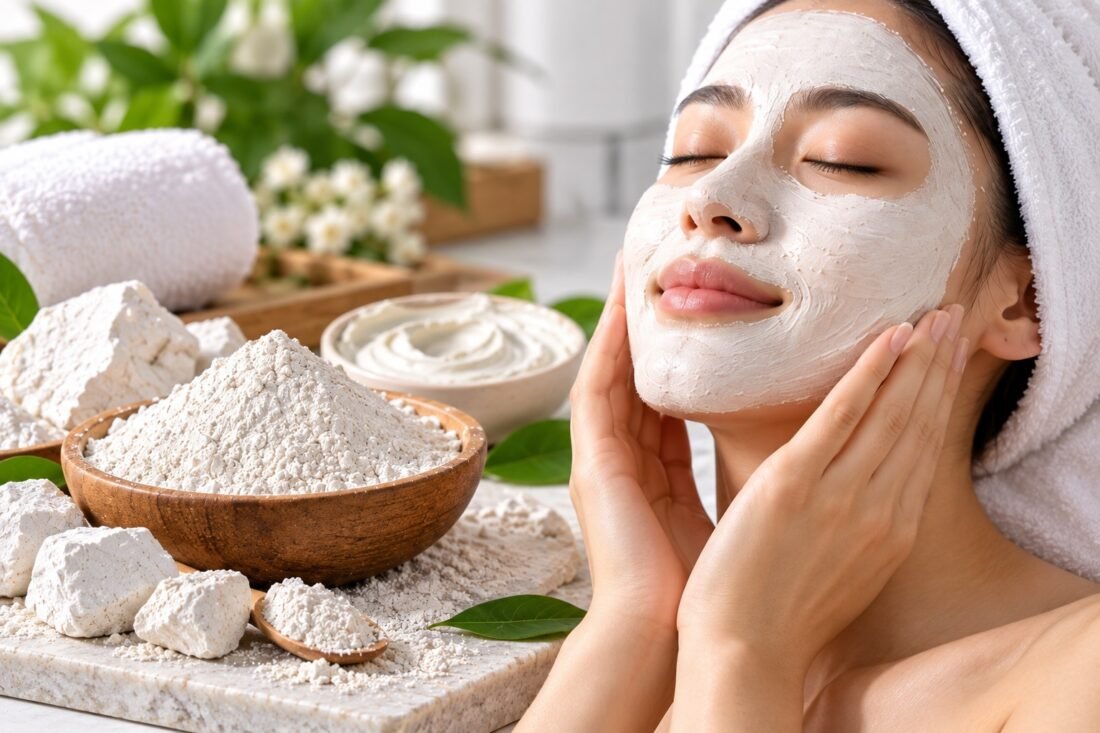 Cosmetic grade kaolin